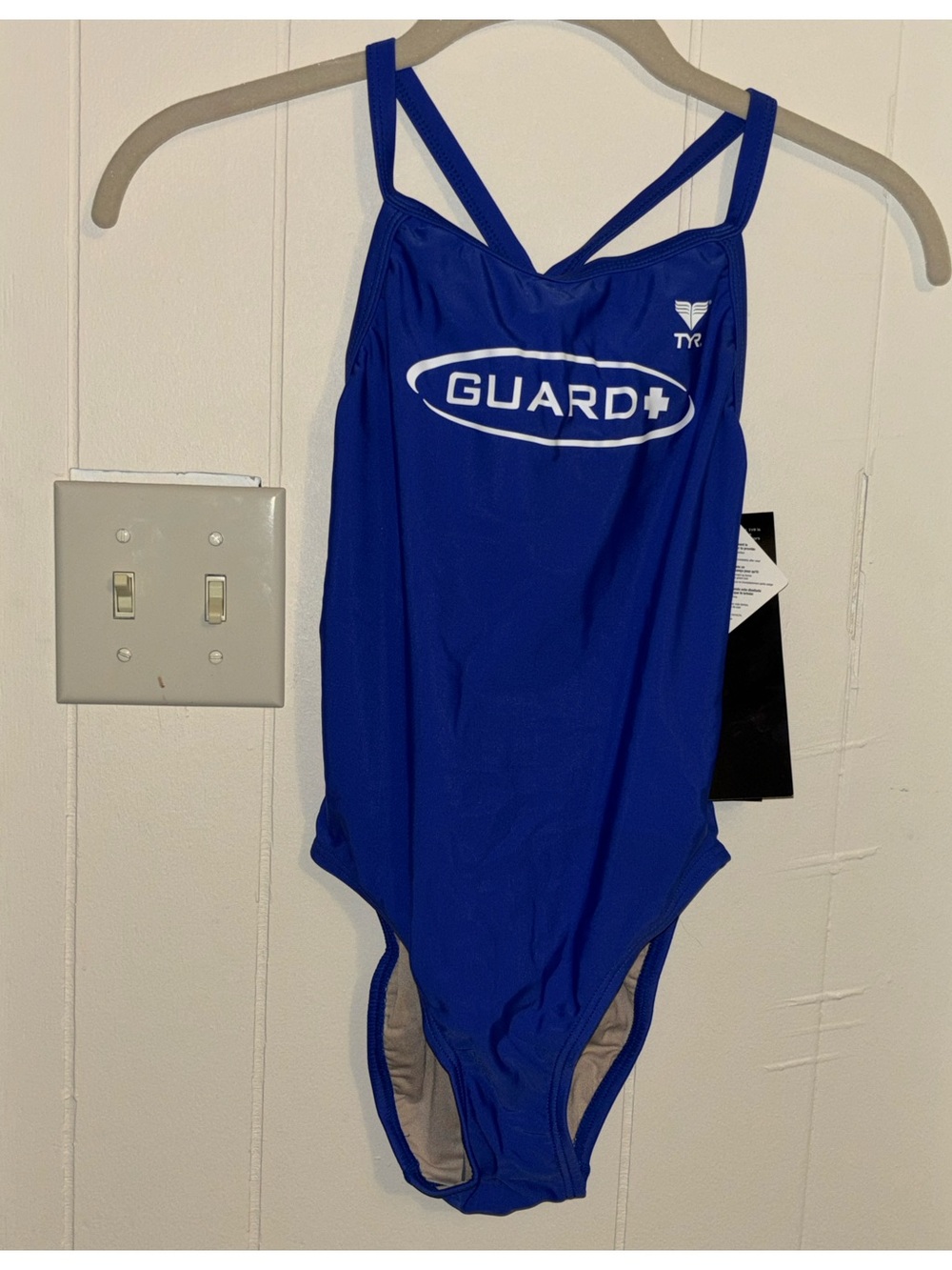 TYR Women's Royal Blue Guard One-Piece Swimsuit Size 28